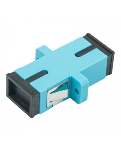 Адаптер оптический проходной SC-SC, OM3, симплекс (simplex), бирюзовый Datarex DR-540023 в Ижевске Коммутационные изделия Pintop.ru