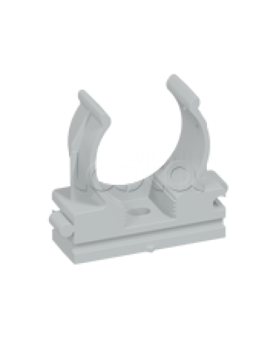 CFQ32 Держатель (клипса) для труб, для монтажного пистолета D32мм, цвет чёрн. (1уп=10шт) Экопласт (41532-10BL) в Ижевске Держатели, клипсы, скобы Pintop.ru