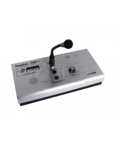 Пульт звукового вещания одноканальный ТРОМБОН-ПЗВ-1 в Ижевске Система оповещения и трансляции Pintop.ru