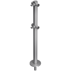 Стойка ограждения съемная Т-образная с 2-мя полупетлями Oxgard ВЗР 1996Р.20-04