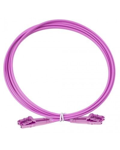 Оптический коммутационный шнур дуплексный, 2х50/125, OM4, LC-LC, 1 м Eurolan (41F-40-LC-LC-01) в Ижевске Патч-корды и пигтейлы Pintop.ru