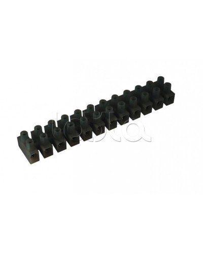 Клеммник полипропиленовый черный 12р 6 кв.мм DKC 43312PL/R в Ижевске Клеммные колодки Pintop.ru