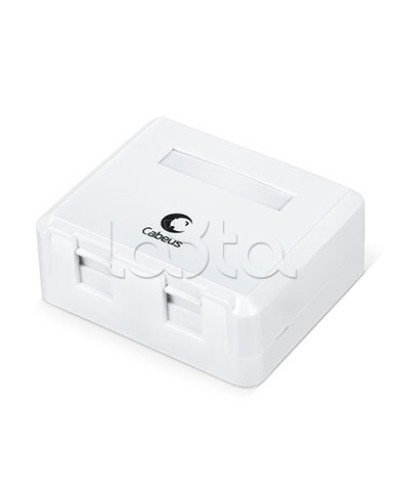 Корпус внешней настенной розетки на 2 Keystone Cabeus MB-2 в Ижевске Аксессуары для стоек и шкафов Pintop.ru