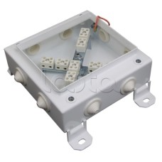 Коробка монтажная огнестойкая Гефест КМ-О (16к*6,0)-IP66 1515, 8 вводов 150х150х60