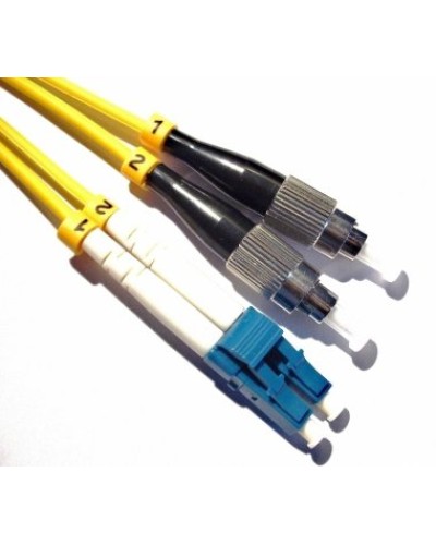 Патч-корд оптический, PVC, дуплексный, LC/UPC-FC/UPC, SM OS2, 2.0 м TWT (TWT-2LC-2FC/SU-2.0) в Ижевске Патч-корды оптические Pintop.ru