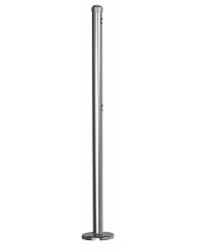 Стойка стационарная хромированная Ростов-Дон ОБ1/0-0 ХРОМ в Ижевске Ограждения Pintop.ru