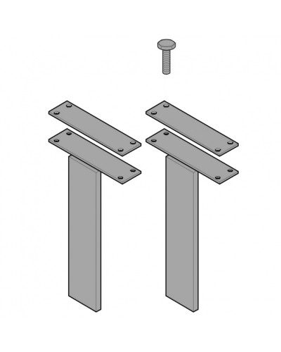 Кронштейны крепления створок C003 Came 119RICX014 в Ижевске Запчасти для шлагбаумов и автоматики Pintop.ru
