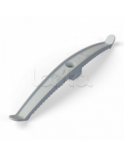 Держатель кабеля двусторонний для прямого монтажа серый (20шт/120шт уп/кор) Промрукав (PR13.0382) в Ижевске Монтажные материалы Pintop.ru