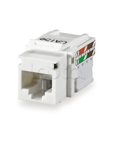 RJ-45 Модуль инф.розетки 110/Krone 5e кат.,бел. CL-0006 Экопласт (87545) в Ижевске Кроссовое оборудование тип Krone Pintop.ru