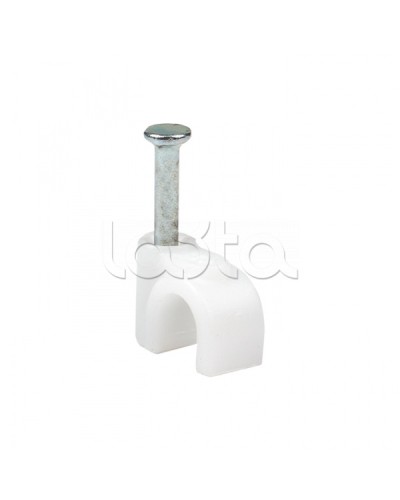 Скоба крепежная круглая (5мм.) (50шт.) EKF PROxima (plcn-sr-5) в Ижевске Держатели, клипсы, скобы Pintop.ru