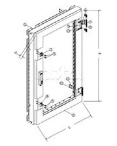 Дверь передняя плексигласовая TOA PGD-22 в Ижевске Системы оповещения и трансляции TOA Pintop.ru