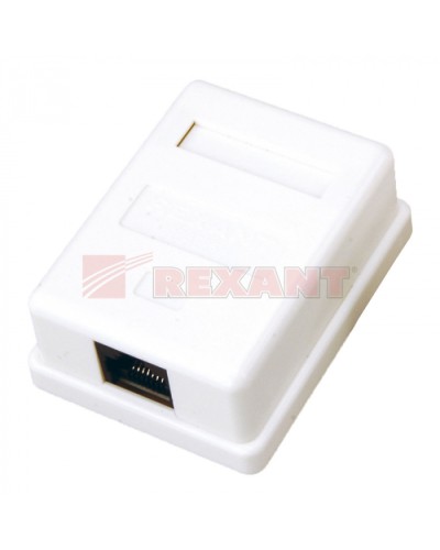 Розетка компьютерная 1xRJ-45 CAT5e (25шт/уп) REXANT 03-0121 в Ижевске Розетки компьютерные и телефонные Pintop.ru