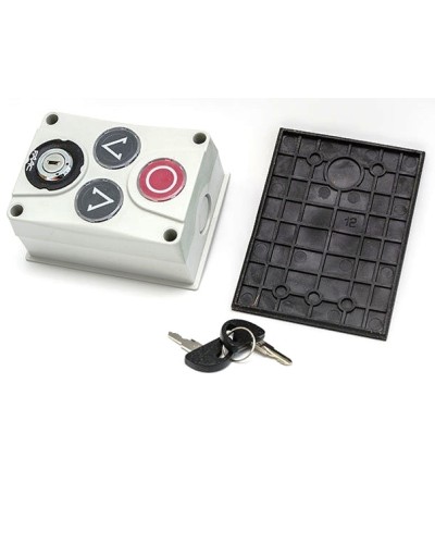 Панель управления 3х кнопочная с ключом Faac 402500 в Ижевске Устройства радиоуправления для шлагбаумов и автоматики Pintop.ru