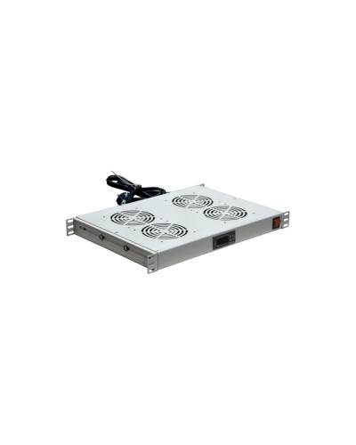 Модуль вентиляторный с термостатом 19 1U с 4-мя вентиляторами REXANT 04-2605 в Ижевске Вентиляторные модули Pintop.ru