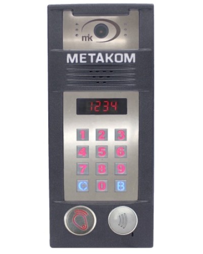 Многоабонентый антивандальный блок вызова со встроенной гибридной видеокамерой Метаком MК2018-RFMFСVH в Ижевске Блоки вызова многоабонентные Pintop.ru