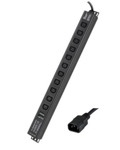 Блок распределения питания вертикальный для 19 шкафов DKC R5VIEC11CDOP в Ижевске Блоки розеток Pintop.ru