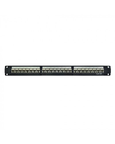 Патч-панель модульная 19, 1U, CAT6A, 24 порта RJ45, экранированная DKC RN6APPF24 в Ижевске Патч панель Pintop.ru