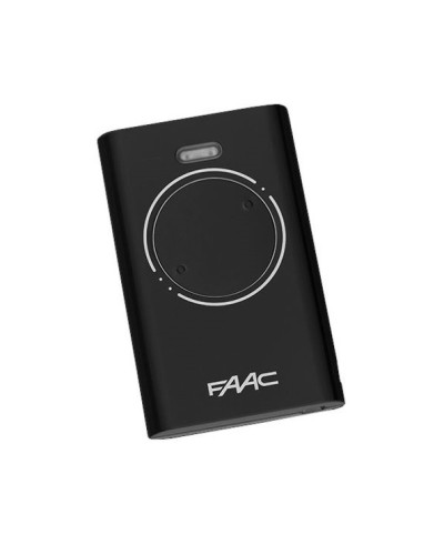 Брелок-передатчик 2-канальный Faac 7870071 (черный) в Ижевске Устройства радиоуправления для шлагбаумов и автоматики Pintop.ru