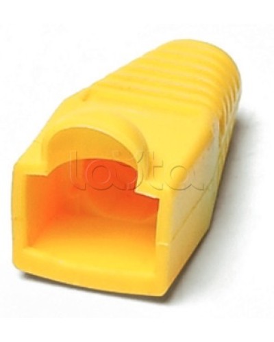 Колпачок изолирующий для разъемов RJ-45 желтый (10шт.) Hyperline BOOT-YL-10 в Ижевске Коннекторы Pintop.ru