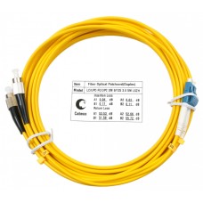 Шнур оптический duplex LC-FC 9/125 sm 5м LSZH Cabeus FOP(d)-9-LC-FC-5m