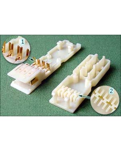 Вилка 2 пары 110 типа LANMASTER LAN-S110P2 в Ижевске Коннекторы Pintop.ru