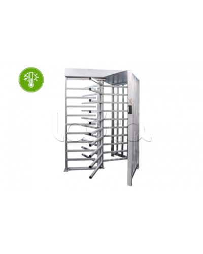 Турникет полноростовой с подогревом 3V RUBEZH STRAZH Model X УХЛ 2.1 WEB MF (T-1000) в Ижевске Турникеты Pintop.ru