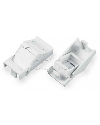 Вставка угловая 45x22.5 для 1 модуля формата Keystone Jack Hyperline SIP2A-1K-M45-22.5 в Ижевске Модули Keystone Pintop.ru