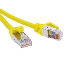 Патч-корд экранированный CAT6 F/UTP 4х2, LSZH, желтый, 7м DKC RN6FU4570YL