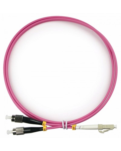 Шнур оптический duplex LC-FC 50/125 mm OM4 1,5м LSZH Cabeus FOP-50-OM4-LC-FC-1,5m в Ижевске Патч-корды оптические Pintop.ru