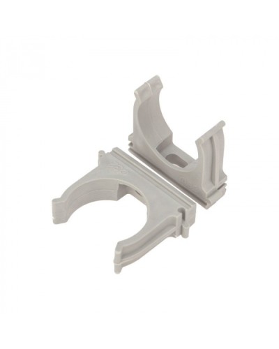 Крепеж-клипса для труб д.20мм, цвет серый Cabeus (CF20-GY) в Ижевске Держатели, клипсы, скобы Pintop.ru