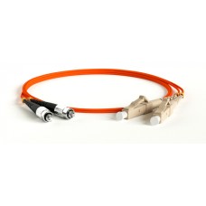 Патч-корд волоконно-оптический Hyperline FC-D2-62-MTRJM/PR-ST/PR-H-10M-LSZH-OR