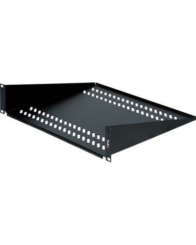 Полка фронтальная 2U (400 мм) TLK TLK-SHFR-400-BK в Ижевске Полки для шкафов и стоек Pintop.ru