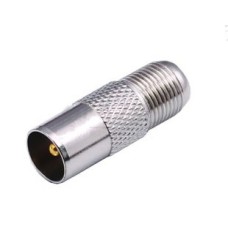 Переходник PAL (TV) штекер - F розетка LAZSO APTVF10