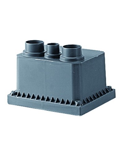 Колодец переходной смотровой 225x175x145 с крышкой для двустенных труб DKC (025001) в Ижевске Повороты, муфты, тройники Pintop.ru