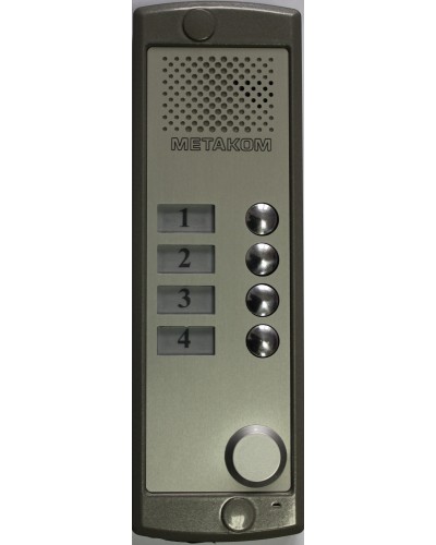 Блок вызова домофона Метаком MK4-K-RF в Ижевске Блоки вызова многоабонентные Pintop.ru