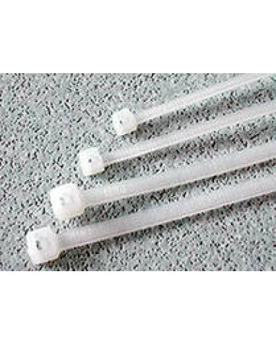 Хомут-стяжка нейлоновый, неоткрывающийся, 200х3.6 мм, белые Hyperline GT-200IC (100 шт/уп) в Ижевске Стяжки-хомуты Pintop.ru