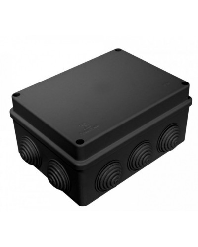 Коробка распределительная для о/п безгалогенная (HF) черная 150х110х70 (28шт/кор) Промрукав (40-0310-9005) в Ижевске Распределительные коробки Pintop.ru