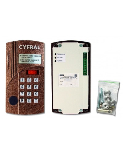 Блок вызова Цифрал Б/В ЦИФРАЛ CCD-2094М/РКVC в Ижевске Вызывные аудиопанели малоабонентные Pintop.ru