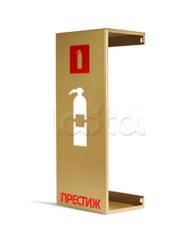 Подставка настенная под огнетушитель ПРЕСТИЖ золото ПОЖТЕХНИКА в Ижевске Аксессуары для огнетушителей Pintop.ru