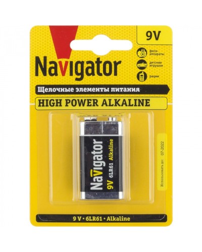 Элемент питания Navigator 94 756 NBT-NE-6LR61-BP1 в Ижевске Электротехническое оборудование Pintop.ru