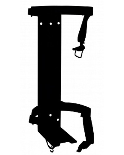 Кронштейн ПОЖТЕХНИКА КТР-10/12 на 2 ремнях (d180-185) для ОП/ОВП-10, ОП-12 в Ижевске Аксессуары для огнетушителей Pintop.ru