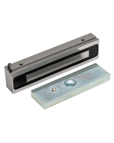 Электромагнитный замок AccordTec ML-200K-3 Premium Grey с планкой в Ижевске Электромагнитные замки Pintop.ru