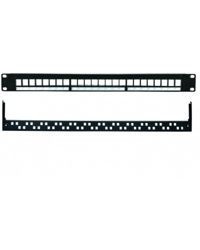 Патч-панель 19”, 1U, 24 порта UTP Eurolan (27B-00-24BL) в Ижевске Патч панель Pintop.ru