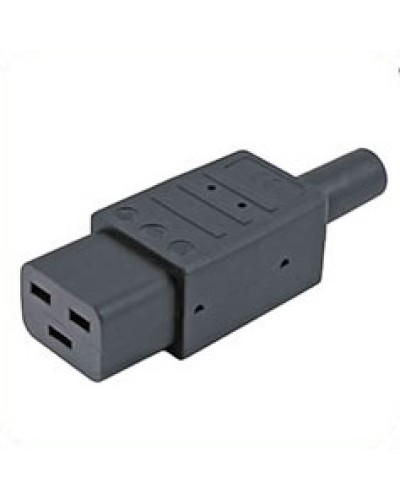 Разъем IEC 60320 C19 220В 16A на кабель Hyperline CON-IEC320C19 в Ижевске Коммутационные изделия Pintop.ru