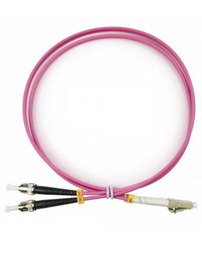 Шнур оптический duplex LC-ST 50/125 mm OM4 1,5м LSZH Cabeus FOP-50-OM4-LC-ST-1,5m в Ижевске Патч-корды оптические Pintop.ru