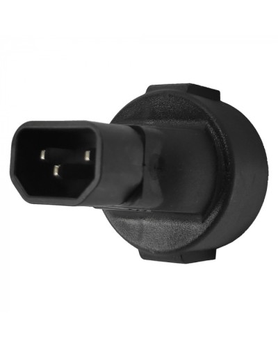 Адаптер переходной, розетка Schuko - вилка C14, 220В, 10А, черный LANMASTER (LAN-PPS/14-BK) в Ижевске Проходные адаптеры и розетки оптические Pintop.ru