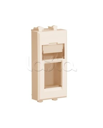 Адаптер для Keystone Ванильная дымка Avanti, 1 мод DKC 4405201 в Ижевске Аксессуары для стоек и шкафов Pintop.ru