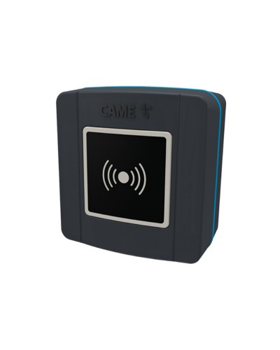 Накладной проксимити-считыватель для карт, брелоков и TAG-капсул Came 806SL-0300 - SELR1BDG, подключаемый к шине CXN с синей подсветкой (протокол Manchester), RAL7024 в Ижевске Считыватели Pintop.ru