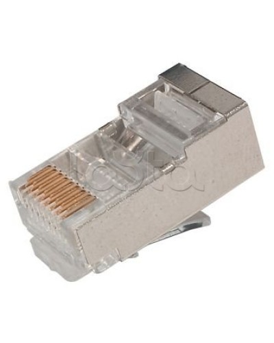 Джек RJ-45 8P8C CAT 5e (экран) (100шт/уп) REXANT 05-1023 в Ижевске Коннекторы и разъемы Pintop.ru