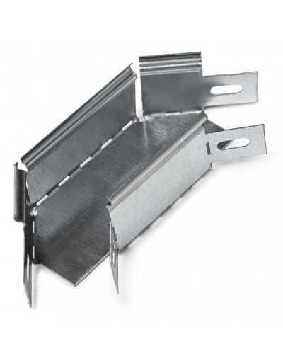 Угол плоский 45° 250x80 (0,7) ПожТехКабель (548-110) в Ижевске Аксессуары для лотков Pintop.ru